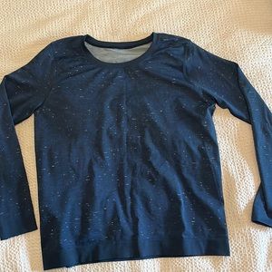 Lululemon navy long sleeve shirt Medium